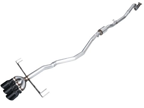 AWE Tuning 2024 Acura Integra Type S DE5 FWD Track Edition Exhaust w/ Triple Diamond Black Tips thumbnail 1