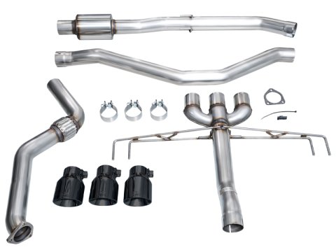 AWE Tuning 2024 Acura Integra Type S DE5 FWD Track Edition Exhaust w/ Triple Diamond Black Tips thumbnail 8