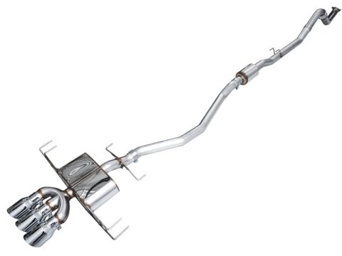 AWE Tuning 2024 Acura Integra Type S DE5 FWD Touring Edition Exhaust w/ Triple Chrome Silver Tips thumbnail 1