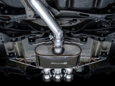 AWE Tuning 2024 Acura Integra Type S DE5 FWD Touring Edition Exhaust w/ Triple Chrome Silver Tips thumbnail 2