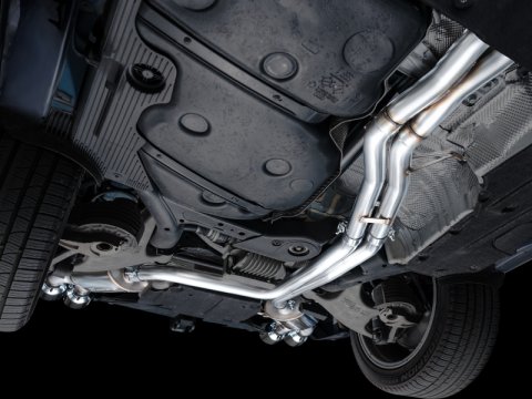 AWE Tuning 19-21 Porsche Macan 3.0T/2.9TT Touring Edition Cat-Back Exhaust w/ Chrome Silver Tips thumbnail 9