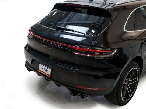 AWE Tuning 19-21 Porsche Macan 3.0T/2.9TT Touring Edition Cat-Back Exhaust w/ Diamond Black Tips thumbnail 3