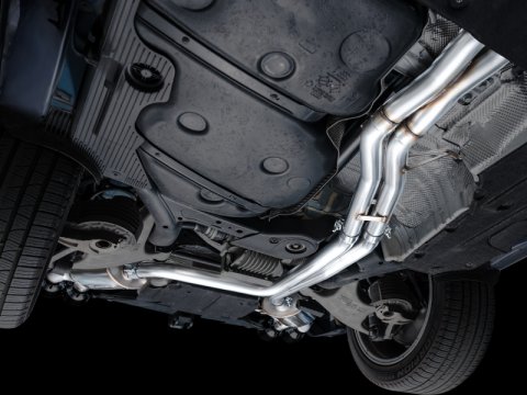 AWE Tuning 19-21 Porsche Macan 3.0T/2.9TT Touring Edition Cat-Back Exhaust w/ Diamond Black Tips thumbnail 7