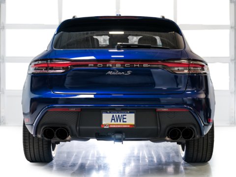 AWE Tuning 2022+ Porsche Macan 2.9TT Touring Edition Cat-Back Exhaust w/ Diamond Black Tips thumbnail 2