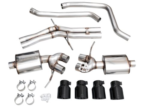 AWE Tuning 2022+ Porsche Macan 2.9TT Touring Edition Cat-Back Exhaust w/ Diamond Black Tips thumbnail 5
