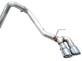 AWE Tuning Exhaust for 4th Gen Toyota Tacoma Dual Chrome Silver Tips thumbnail 7