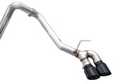 AWE Tuning Exhaust for 4th Gen Toyota Tacoma Dual Diamond Black Tips thumbnail 5