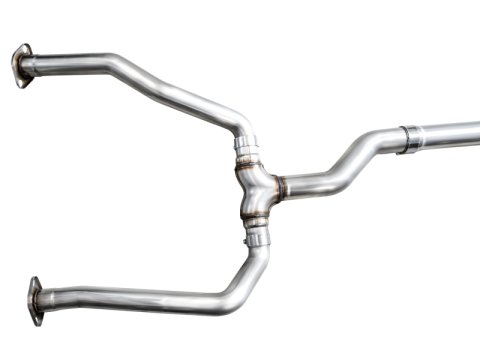 AWE Tuning 0FG Exhaust for 3rd Gen Toyota Tundra - Dual Diamond Black Tips thumbnail 9