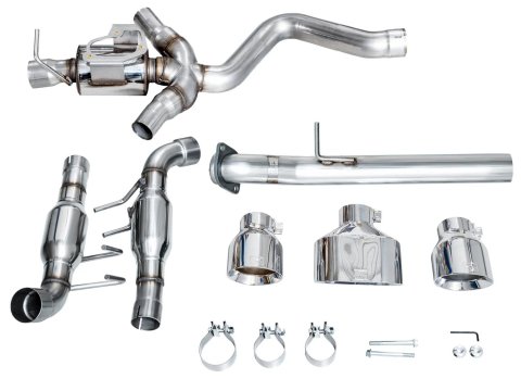 AWE Tuning 23-24 Toyota GR Corolla Track Edition Cat-Back Exhaust - Chrome Silver Tips thumbnail 6
