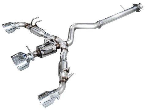 AWE Tuning 23-24 Toyota GR Corolla Track Edition Cat-Back Exhaust - Chrome Silver Tips thumbnail 7