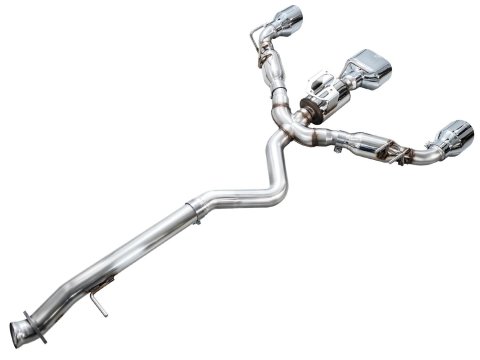 AWE Tuning 23-24 Toyota GR Corolla Track Edition Cat-Back Exhaust - Chrome Silver Tips thumbnail 8