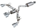 AWE Tuning 23-24 Toyota GR Corolla Touring Edition Cat-Back Exhaust - Chrome Silver Tips thumbnail 9