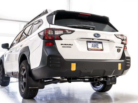 AWE Tuning 20-25 Subaru Outback (Wilderness & XT) 0FG Cat-Back Exhaust w/Dual BashGuards thumbnail 3