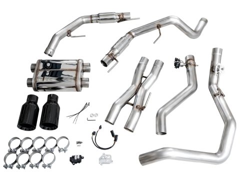 AWE Tuning Gen 3 Ford Raptor SwitchPath Exhaust - Diamond Black Tips thumbnail 9