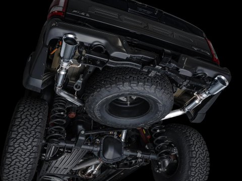 AWE Tuning Gen 3 Raptor SwitchPath Exhaust - Chrome Silver Tips thumbnail 1