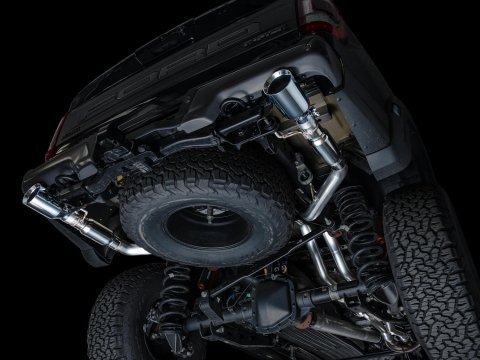 AWE Tuning Gen 3 Raptor SwitchPath Exhaust - Chrome Silver Tips thumbnail 2