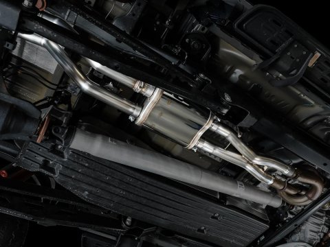 AWE Tuning Gen 3 Raptor SwitchPath Exhaust - Chrome Silver Tips thumbnail 3
