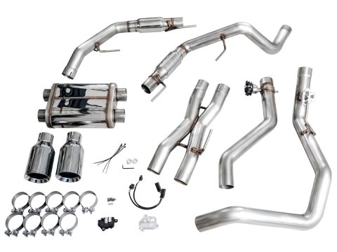 AWE Tuning Gen 3 Raptor SwitchPath Exhaust - Chrome Silver Tips thumbnail 8