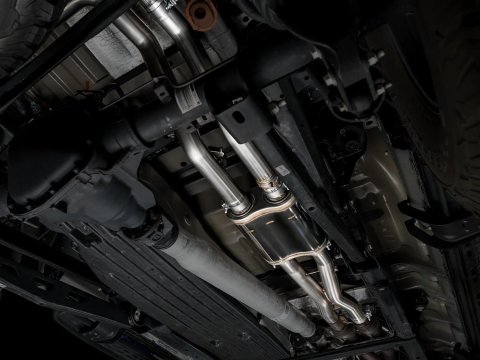 AWE Tuning Gen 3 Raptor R SwitchPath Exhaust - Diamond Black Tips thumbnail 5
