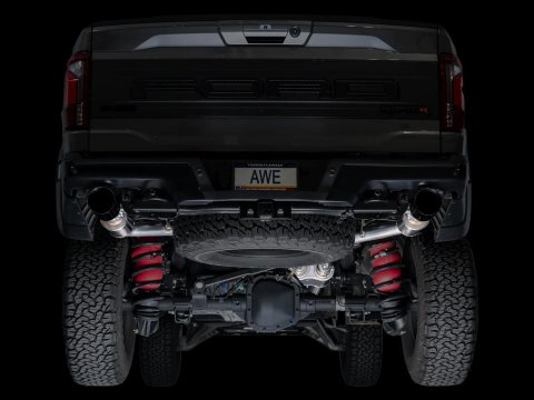 AWE Tuning Gen 3 Raptor R SwitchPath Exhaust - Diamond Black Tips thumbnail 8