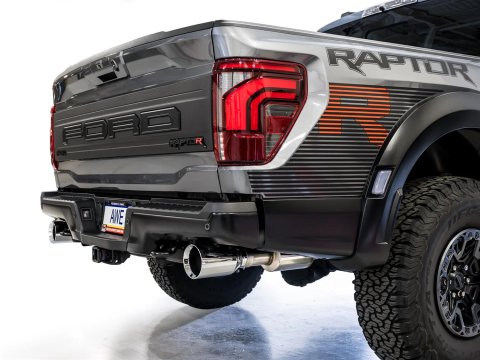 AWE Tuning Gen 3 Raptor R SwitchPath Exhaust - Chrome Silver Tips thumbnail 1