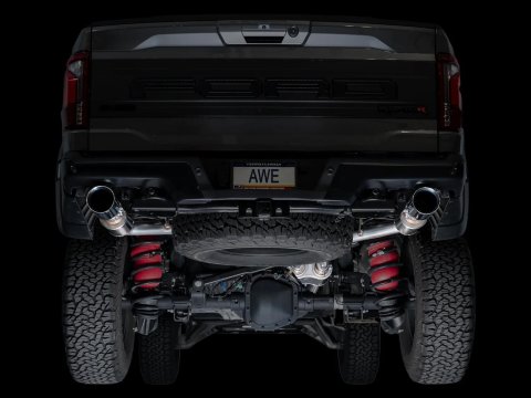 AWE Tuning Gen 3 Raptor R SwitchPath Exhaust - Chrome Silver Tips thumbnail 9