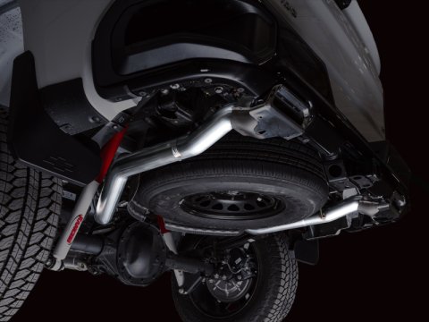 AWE Tuning 4th Gen GM 1500 6.2L Cat-Back Split Rear Exit (w/ Bumper Cutouts) - OE Tips thumbnail 5
