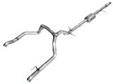 AWE Tuning 4th Gen GM 1500 5.3L 0FG Cat-Back Split Rear Exit (w/ Bumper Cutouts) - OE Tips thumbnail 1