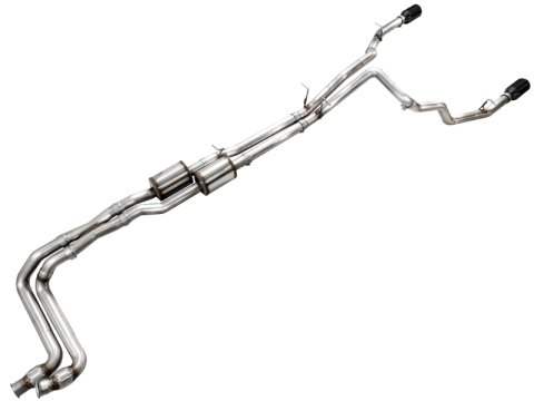 AWE Tuning 25+ RAM 1500 3.0TT 0FG Cat-Back Touring Exhaust - Diamond Black Tips thumbnail 9