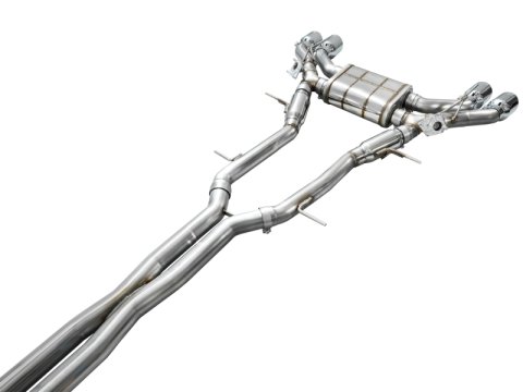 AWE Tuning 2021+ Cadillac CT4-V Blackwing SwitchPath Exhaust - Chrome Silver Tips thumbnail 3