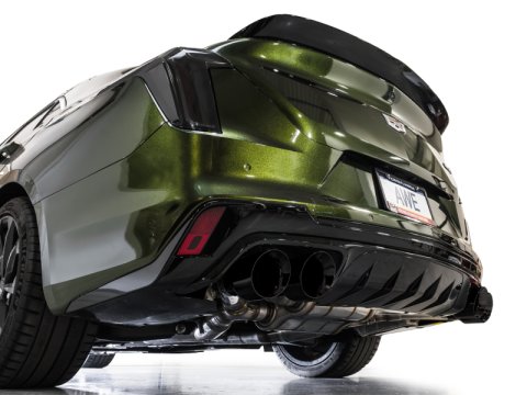 AWE Tuning 2021+ Cadillac CT4-V Blackwing SwitchPath Exhaust - Diamond Black Tips thumbnail 6
