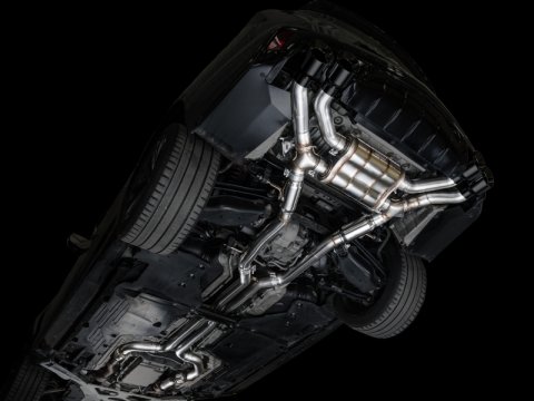 AWE Tuning 2021+ Cadillac CT4-V Blackwing SwitchPath Exhaust - Diamond Black Tips thumbnail 9
