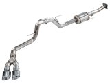 AWE Tuning 21-25 Ford F150 (14th Gen Reg Cab) Cat-Back Exhaust - 4.5in Dual Side Exit Chrome Tips thumbnail 1