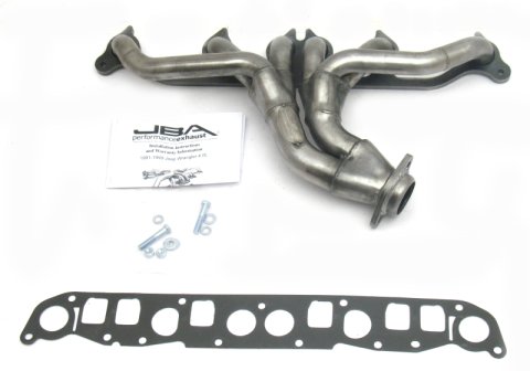 JBA 91-99 Jeep 4.0L 1-1/2in Primary Raw 409SS Cat4Ward Header thumbnail 2