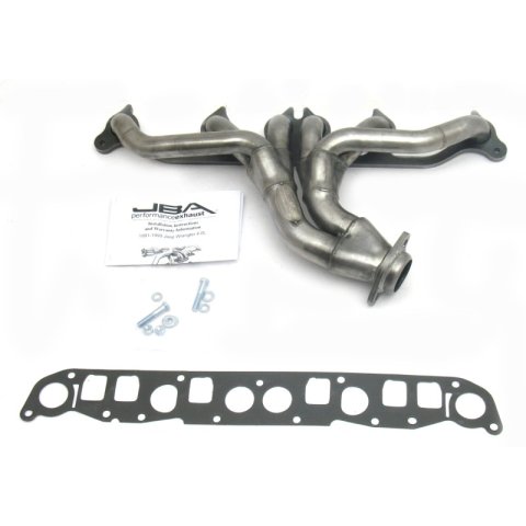 JBA 91-99 Jeep 4.0L 1-1/2in Primary Raw 409SS Cat4Ward Header thumbnail 7