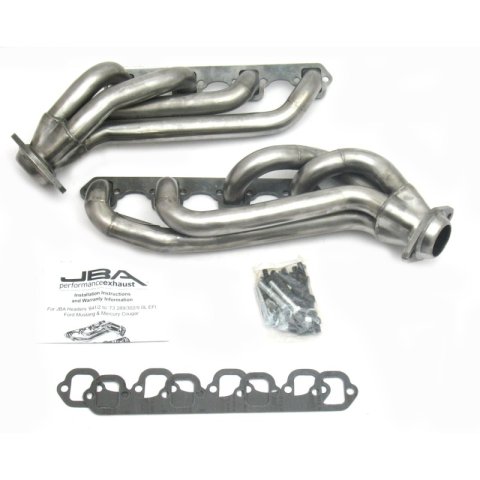 JBA 65-73 Ford Mustang 260-302 SBF w/GT40-P Heads 1-5/8in Primary Raw 409SS Mid Length Header thumbnail 1