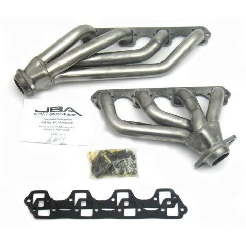 JBA 65-73 Ford Mustang 351W SBF 1-5/8in Primary Raw 409SS Mid Length Header thumbnail 1