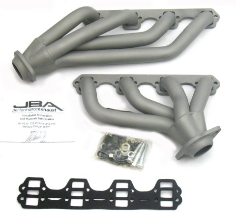 JBA 65-73 Ford Mustang 351W SBF 1-5/8in Primary Ti Ctd Mid Length Header thumbnail 1