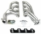 JBA 65-73 Ford Mustang 351W SBF w/T-5/Cable Clutch 1-5/8in Primary Silver Ctd Mid Length Header thumbnail 2