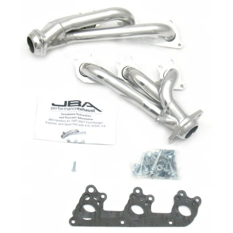 JBA 97-11 Ford Ranger 4.0L OHC w/Driver Side EGR 1-1/2in Primary Silver Ctd Cat4Ward Header thumbnail 5