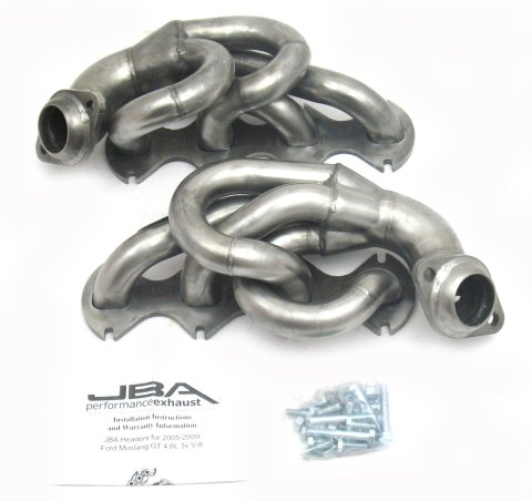 JBA 05-10 Ford Mustang 4.6L 3V 1-5/8in Primary Raw 409SS Cat4Ward Header