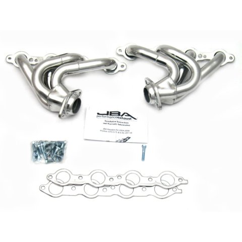 JBA 04-06 Pontiac GTO 5.7/6.0L LS 1-5/8in Primary Silver Ctd Cat4Ward Header thumbnail 1