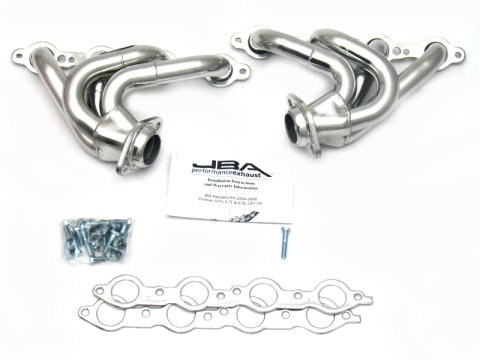 JBA 04-06 Pontiac GTO 5.7/6.0L LS 1-5/8in Primary Silver Ctd Cat4Ward Header thumbnail 2