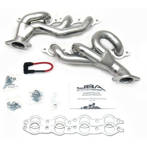 JBA 10-15 Camaro 6.2L LS 1-3/4in Primary Silver Ctd Cat4Ward Header thumbnail 1