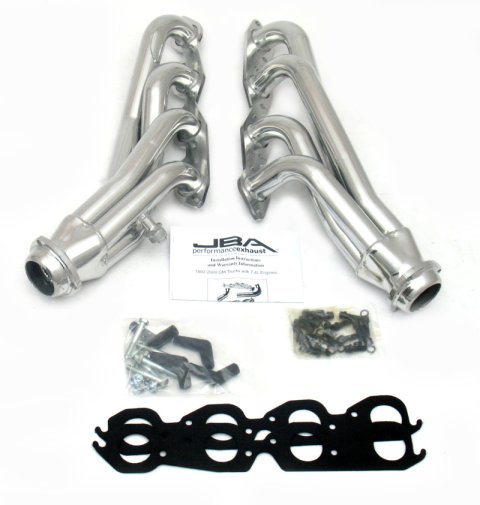 JBA 96-00 GM Truck 7.4L Vortec w/o A.I.R. 1-3/4in Primary Silver Ctd Cat4Ward Header thumbnail 4