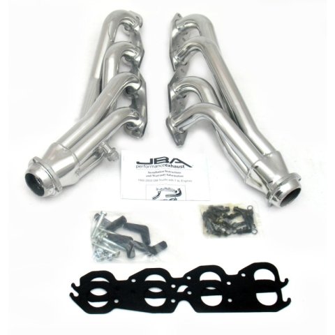 JBA 96-00 GM Truck 7.4L Vortec w/o A.I.R. 1-3/4in Primary Silver Ctd Cat4Ward Header thumbnail 5