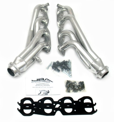 JBA 96-00 GM Truck 7.4L Vortec w/EGR & A.I.R. 1-3/4in Primary Silver Ctd Cat4Ward Header thumbnail 4