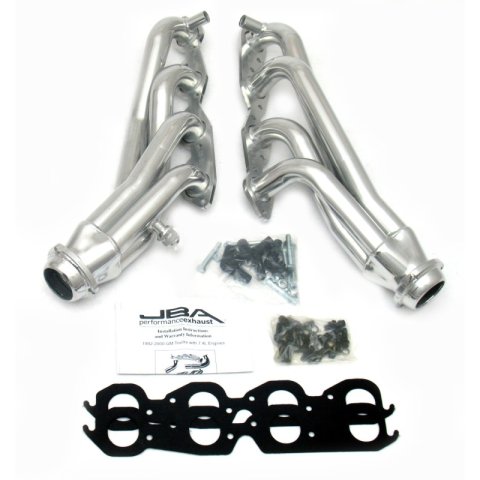 JBA 96-00 GM Truck 7.4L Vortec w/EGR & A.I.R. 1-3/4in Primary Silver Ctd Cat4Ward Header thumbnail 5