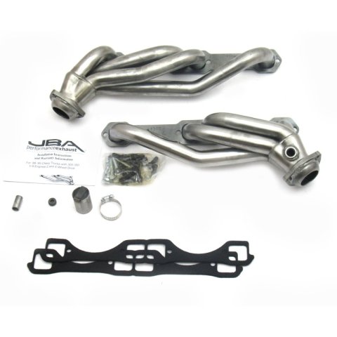 JBA 92-95 Chevrolet Blazer 5.0L/5.7L w/o A.I.R. 1-1/2in Primary Raw 409SS Cat4Ward Header thumbnail 1