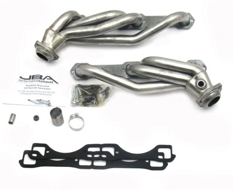 JBA 92-95 Chevrolet Blazer 5.0L/5.7L w/o A.I.R. 1-1/2in Primary Raw 409SS Cat4Ward Header thumbnail 8